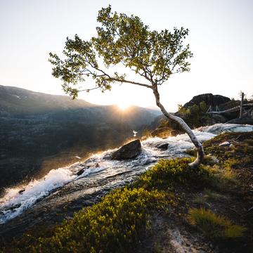 Vaerivassfossen, Rago Nationalpark, Norway