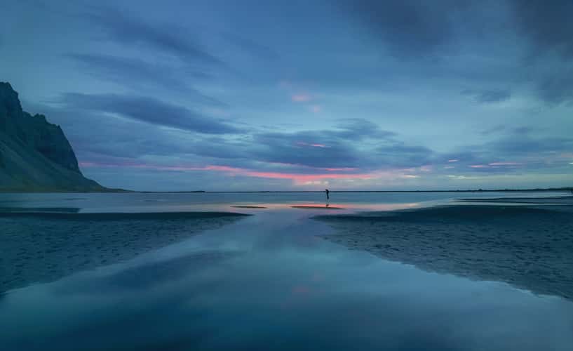 Vestrahorn from the beach, Stokkness
