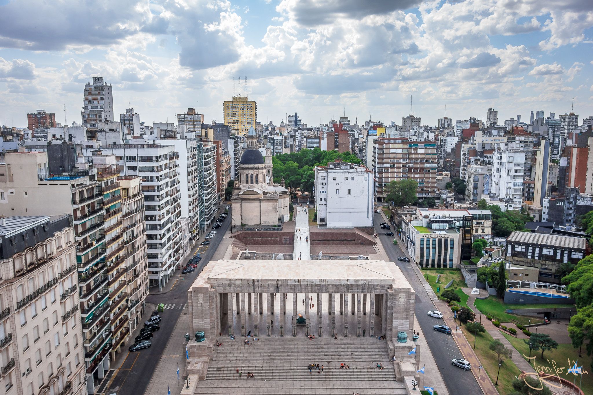 View of Monumento histórico nacional a la Bandera, Argentina