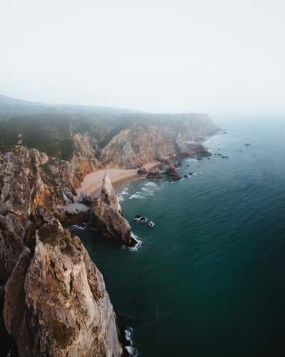 View on Praia da Ursa to Cabo da Roca