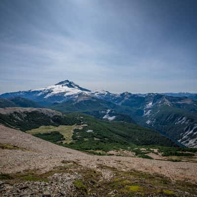 View to Cerro Tronador from Cerro Capitan, Argentina