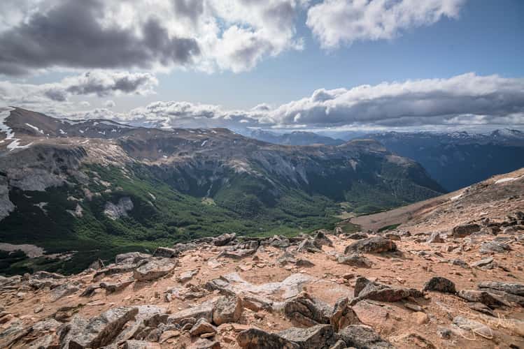 View to Laguna Creton from Cerro Cristal