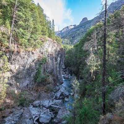 Viewpoint close to Cajon del Azul, El Bolson, Argentina