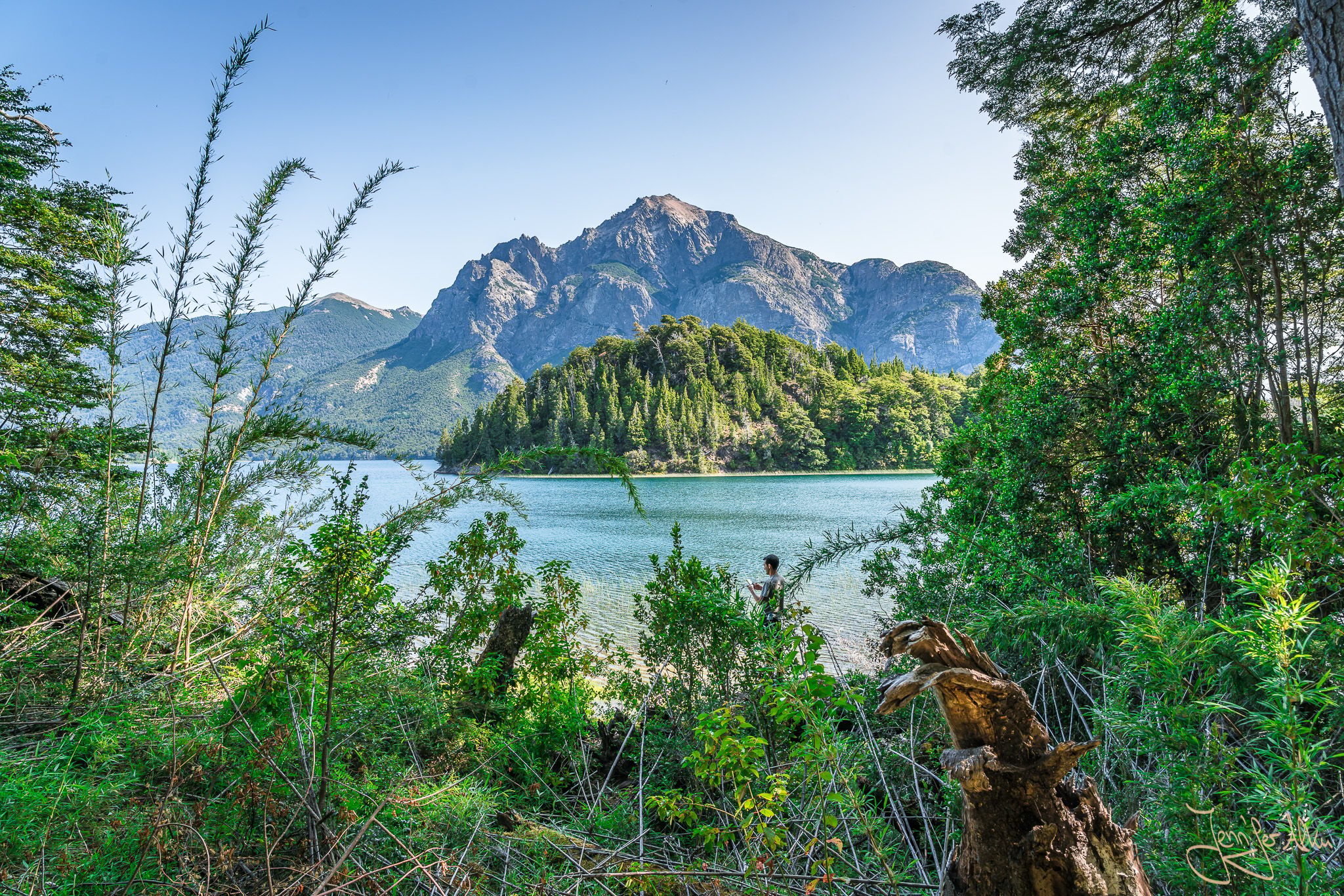 Viewpoint Mirador Lago Moreno near Bariloche, Argentina