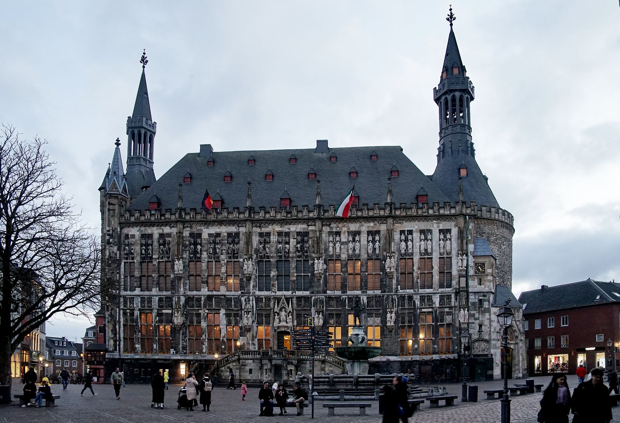 Aachen City Hall and Centre, Germany