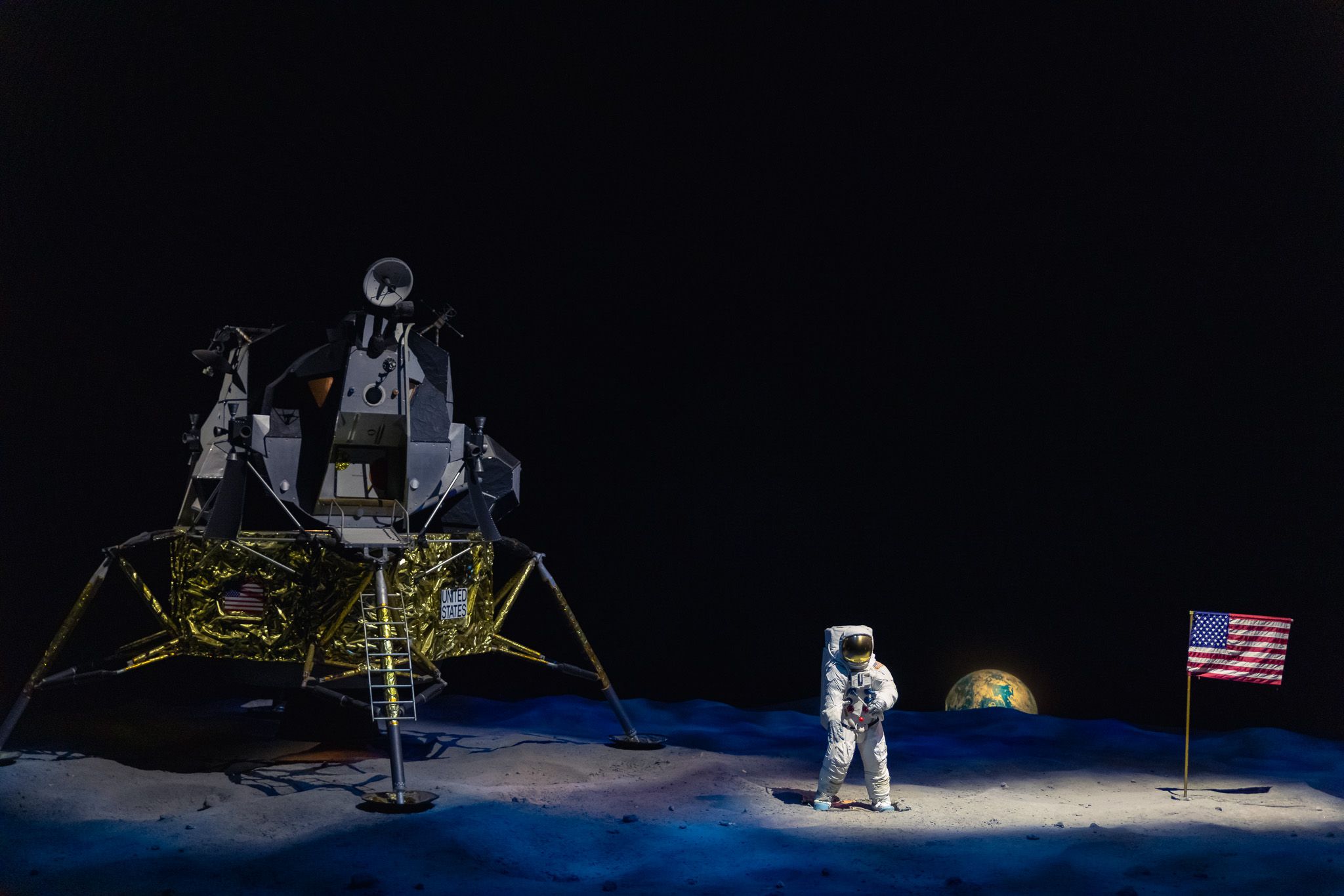 Atlantis exhibit at Kennedy Space Center, USA