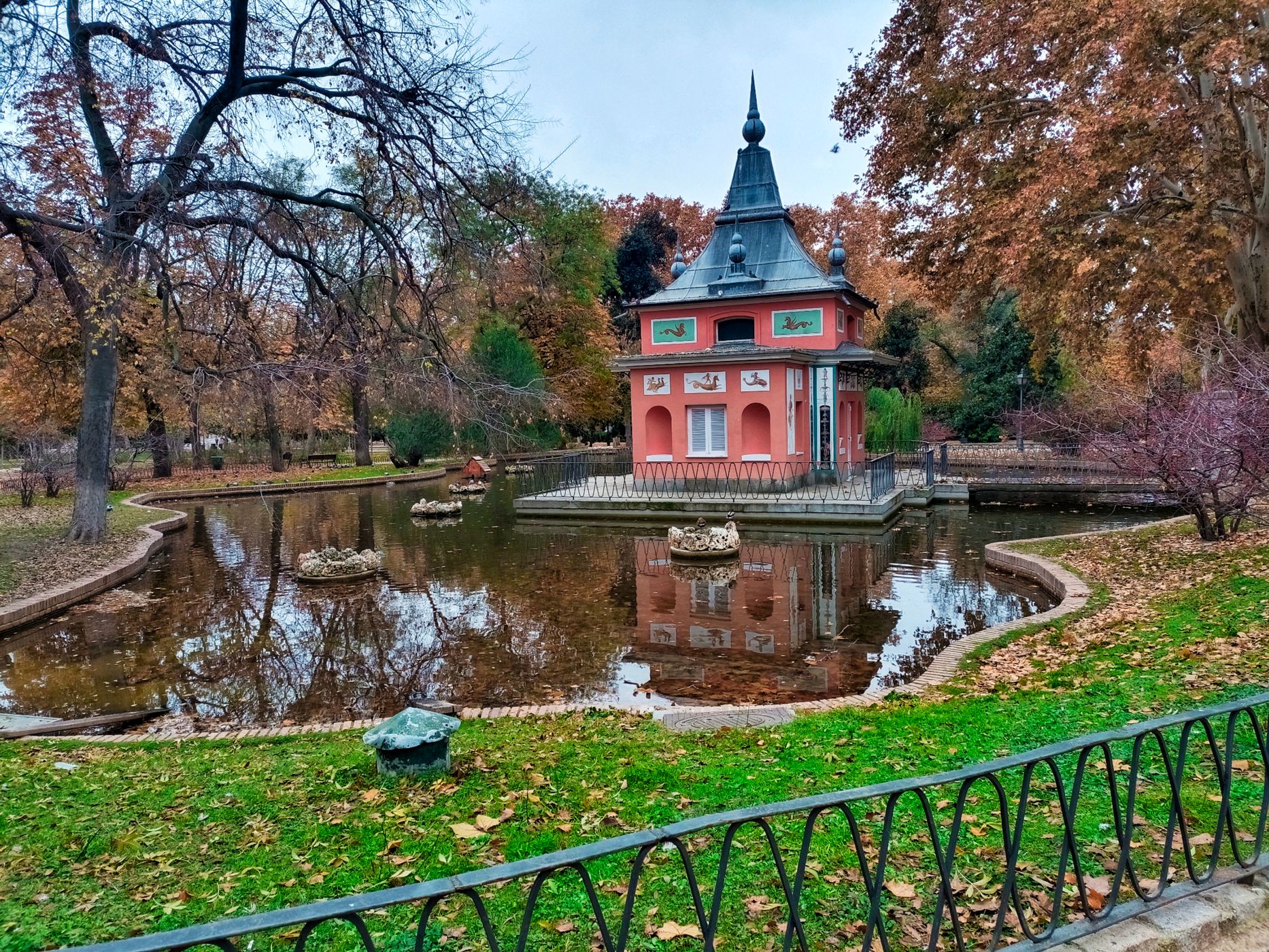 Casita del Pescador, Parque del Retiro, Madrid, Spain