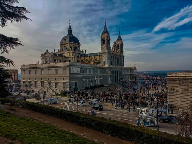 Catedral de la Almudena, Madrid Sunset