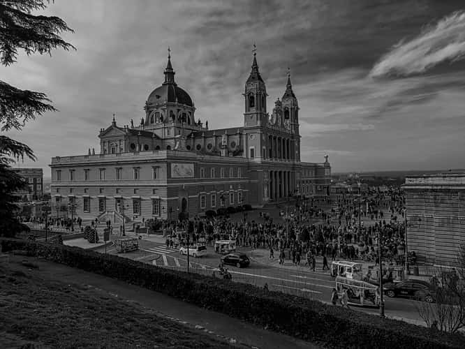 Catedral de la Almudena, Madrid Sunset