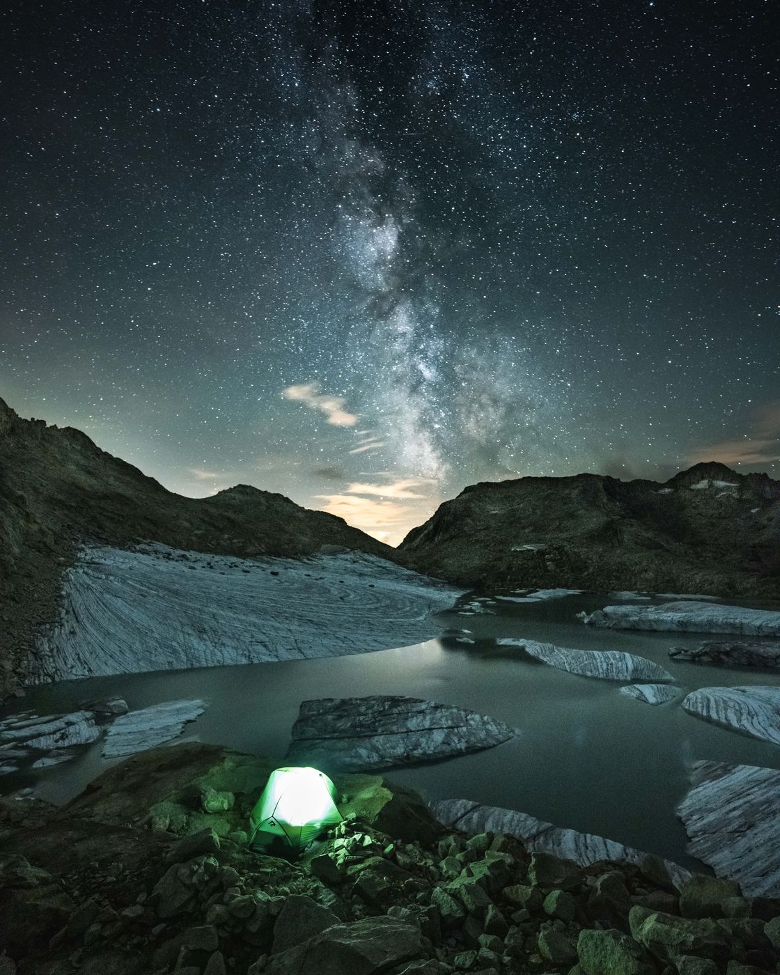 Chuebodengletscher, Wallis, Switzerland