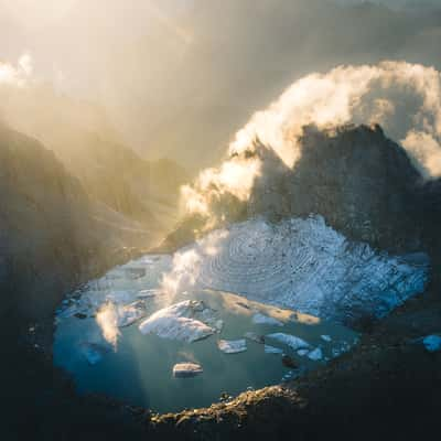 Chuebodenhorn, Chuebodengletscher, Wallis, Switzerland