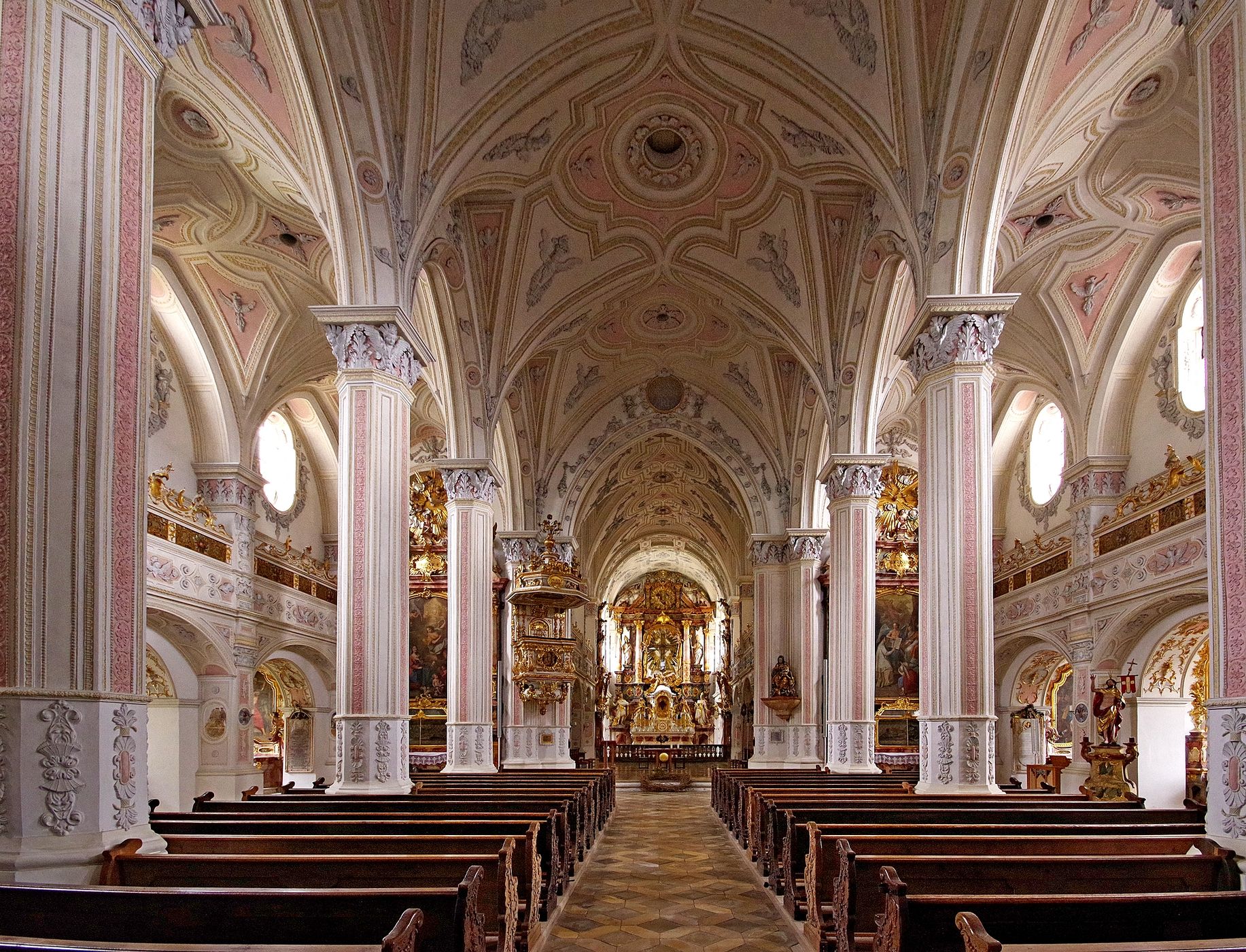 Church Heilig Kreuz Polling, Germany