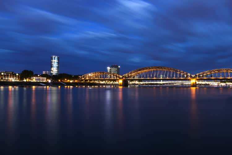 Cologne and the Hohenzollern bridge