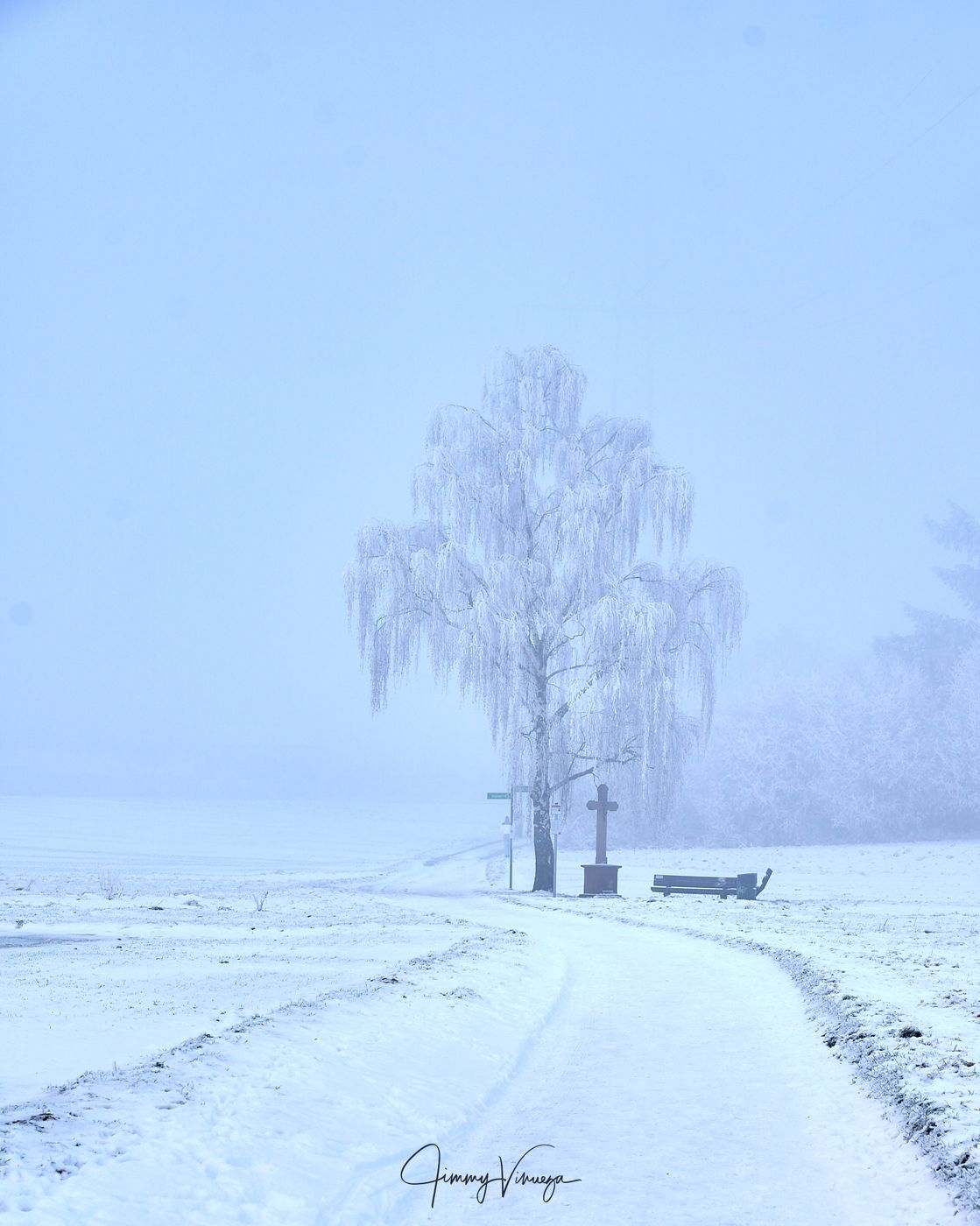 Das Flurkreuz 'Obere Beune', Germany
