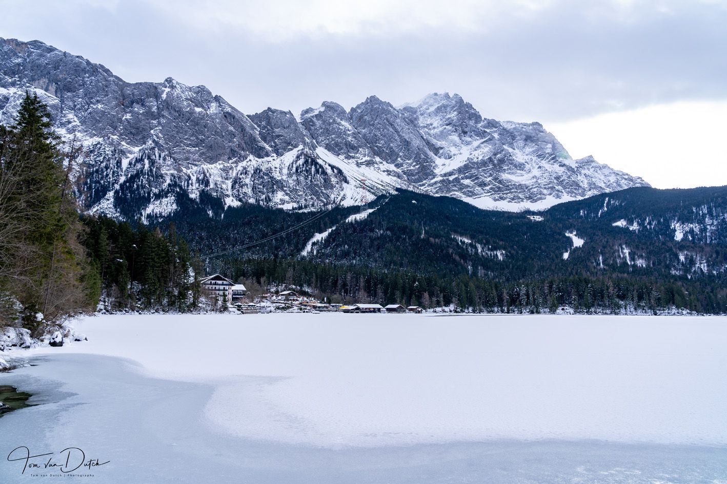 Eibsee alpenglow, Germany
