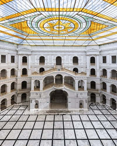 Entrance hall at the University, Warsaw