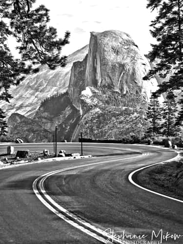 FIRST GLANCE OF HALF DOME