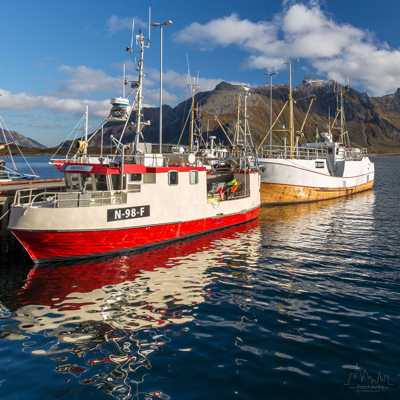 Fredvang harbour, Norway