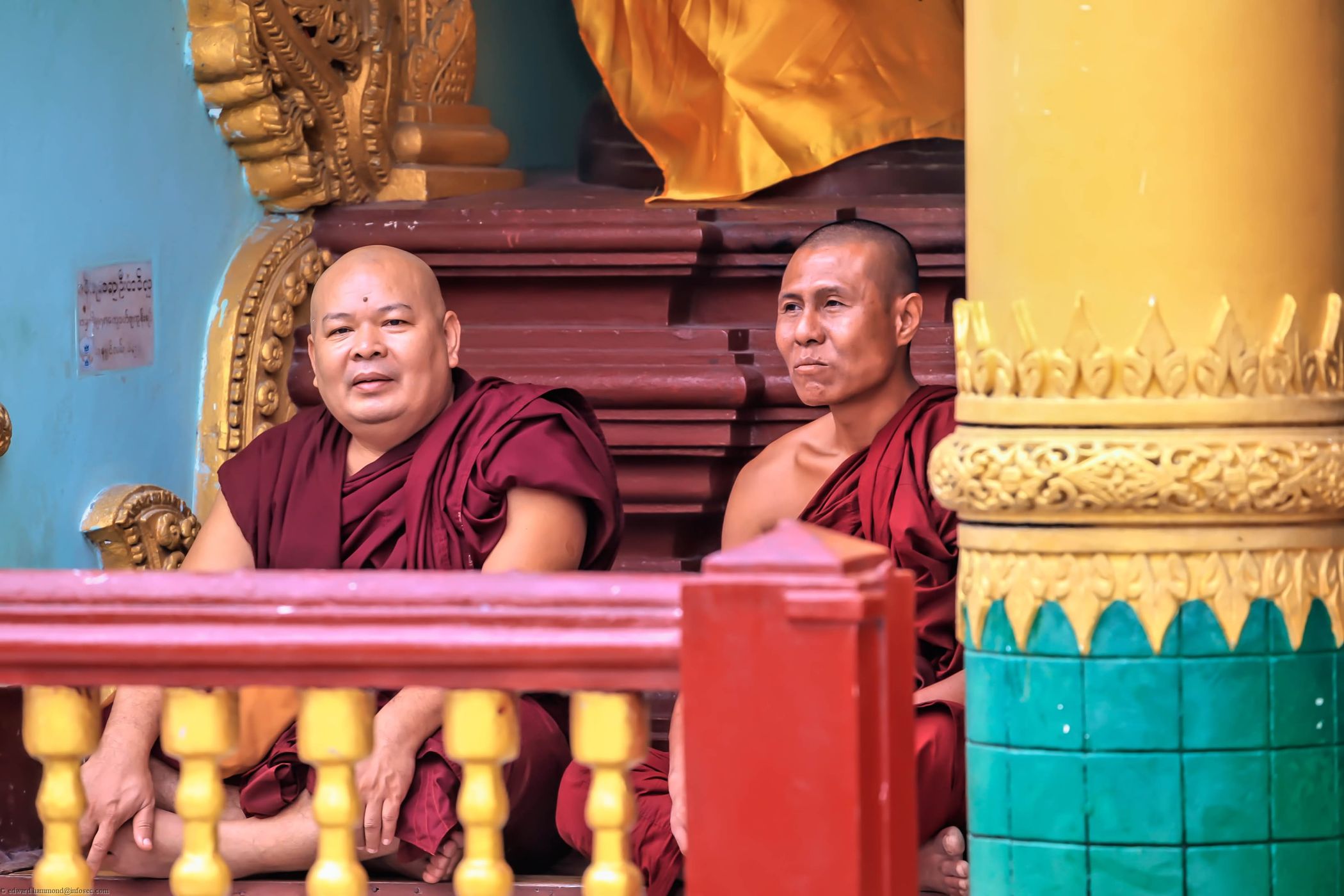 Sunrise at the Shwedagon Pagoda, Myanmar