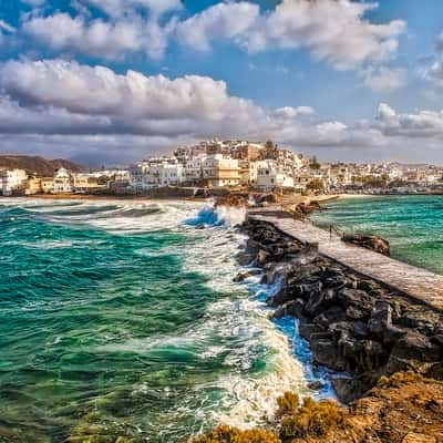 Hafen von Naxos, Greece