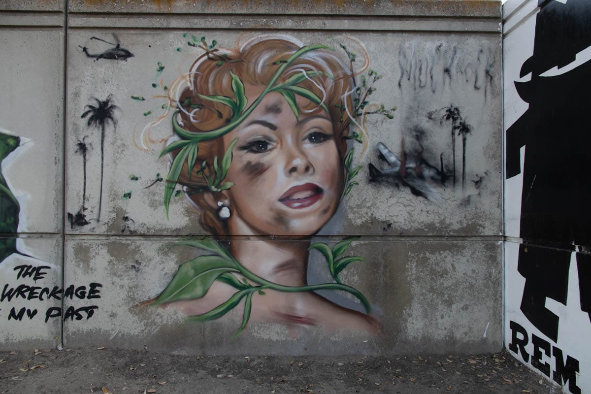 Hermosa Mural Wall, USA