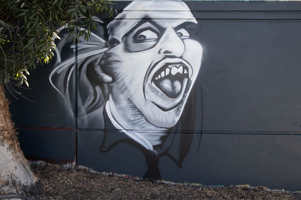 Hermosa Mural Wall, USA