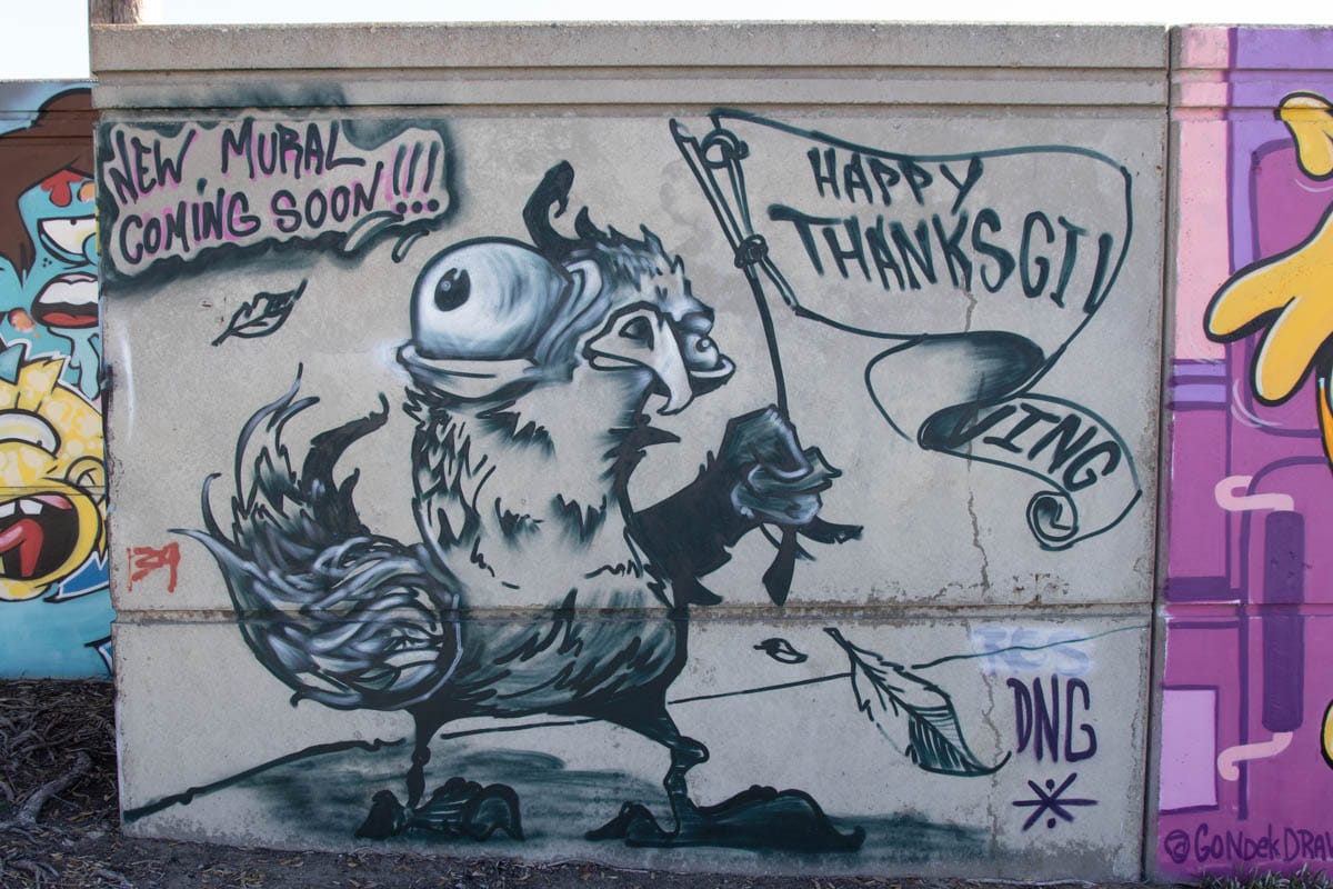 Hermosa Mural Wall, USA