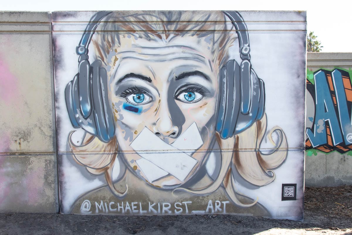 Hermosa Mural Wall, USA