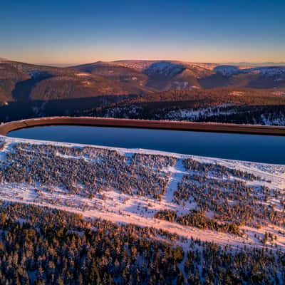 Hydropower plant in Jeseníky mountains, Czech Republic