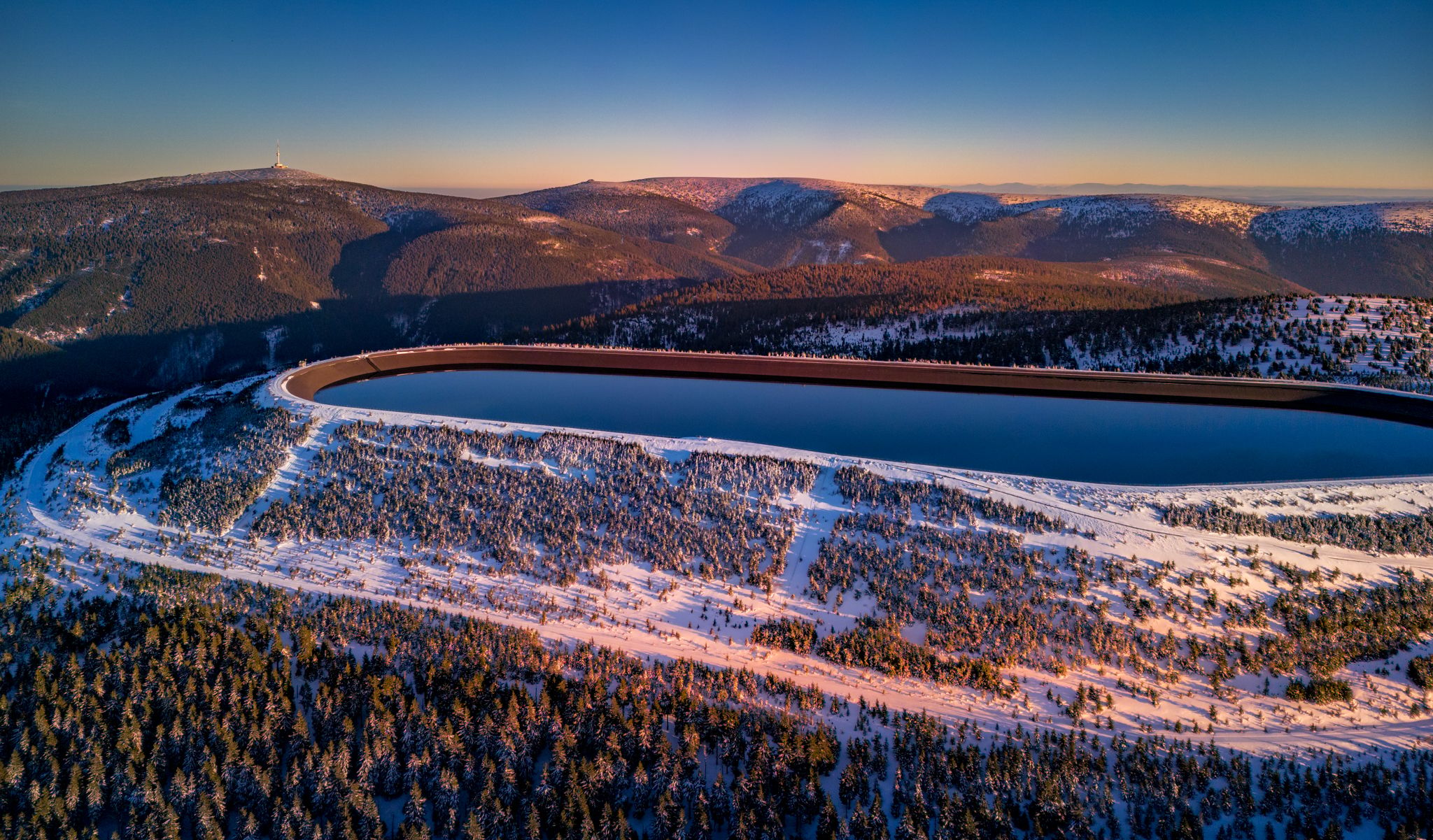 Hydropower plant in Jeseníky mountains, Czech Republic