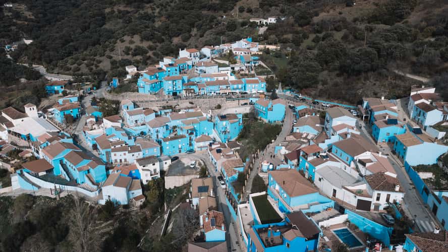 Júzcar from above