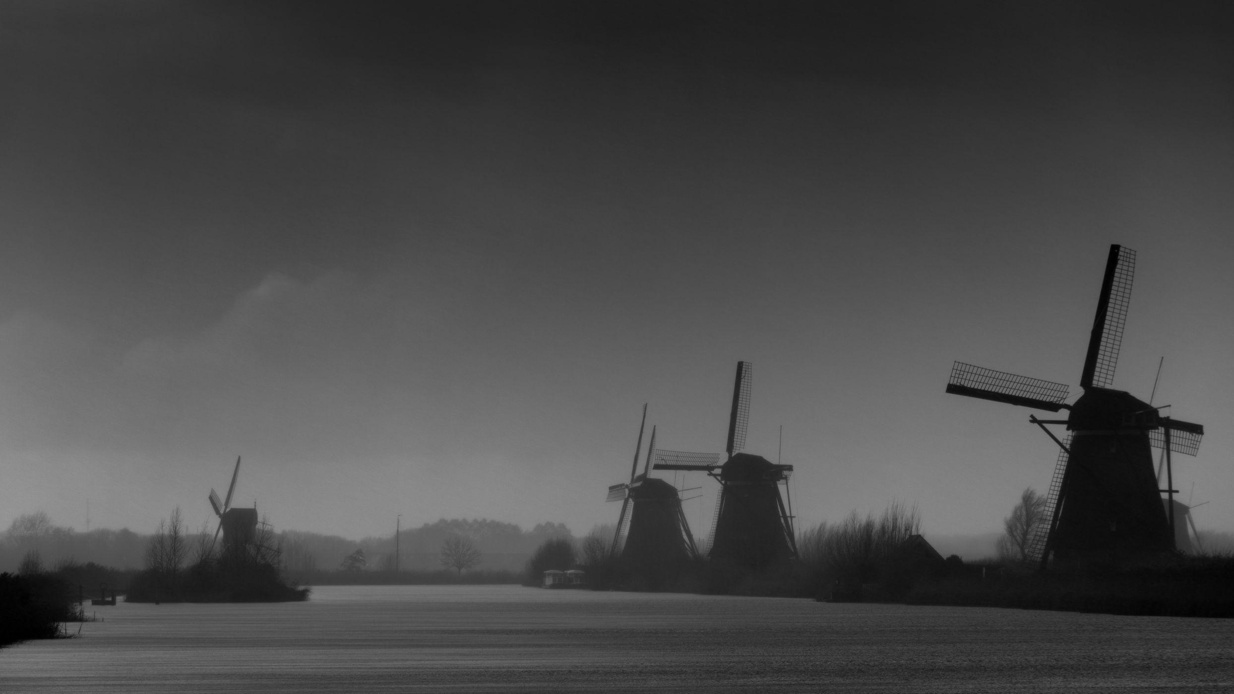 A different perspective on windmills, Kinderdijk, Netherlands