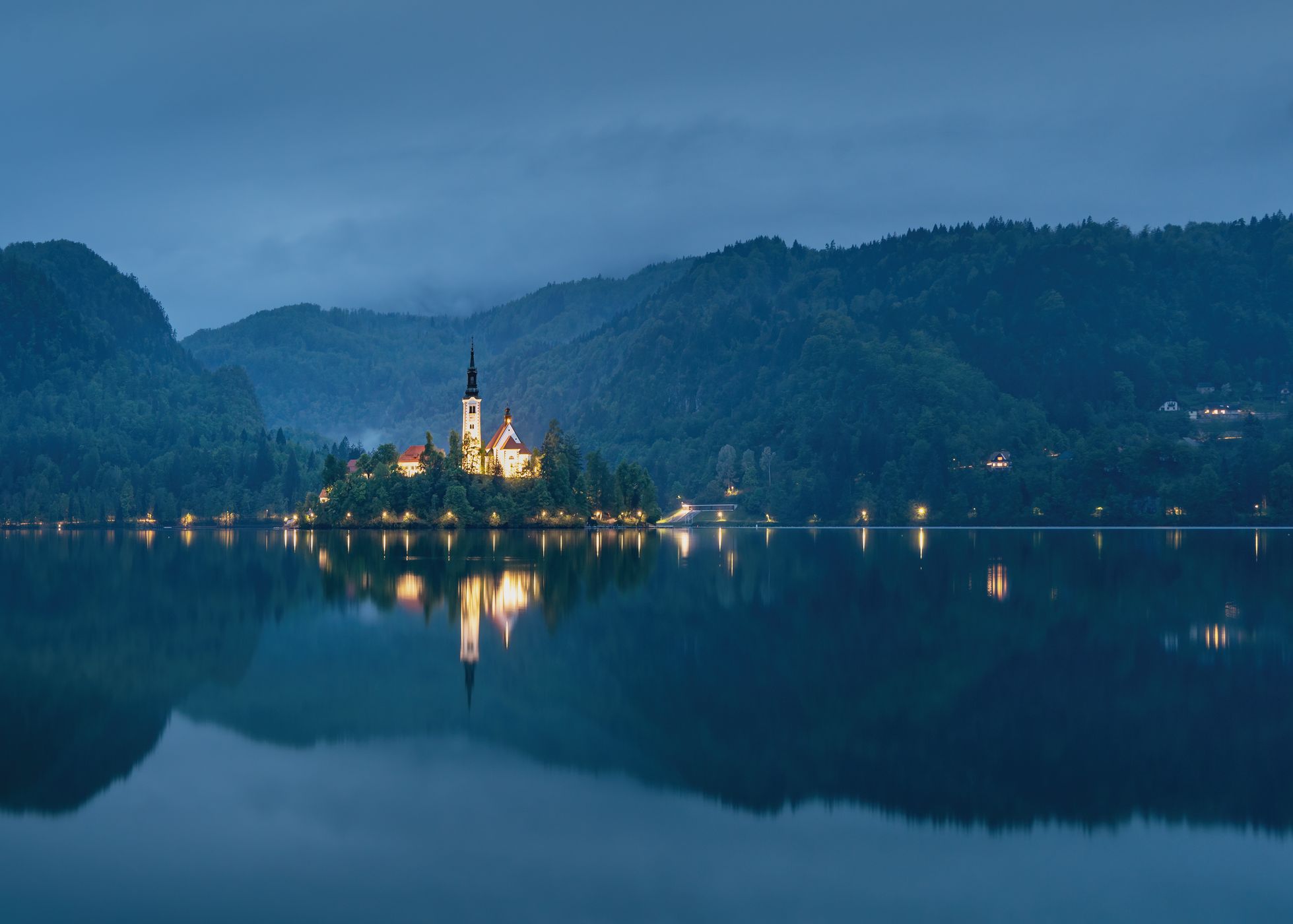 Bled lake and island, Slovenia