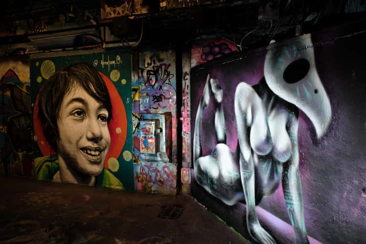 Leake Street Graffiti Tunnel, London