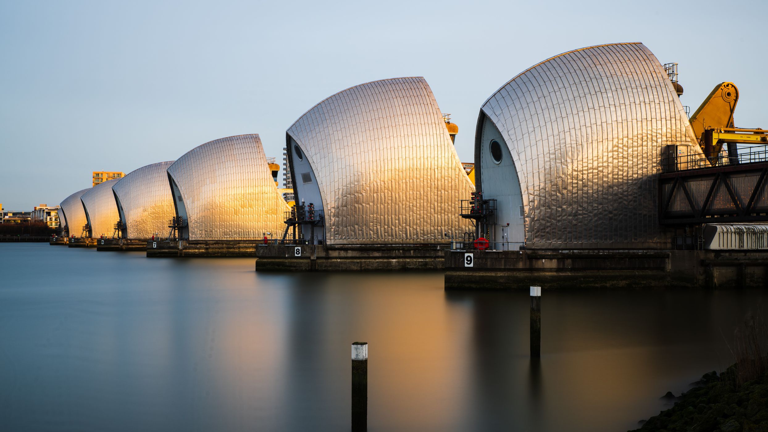 London Thames barrier, United Kingdom