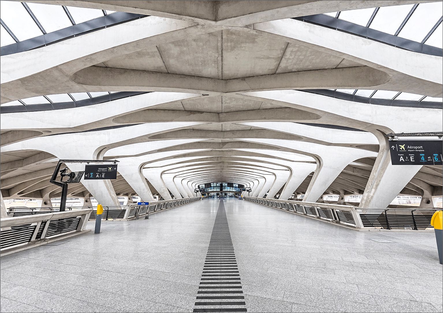 Lyon - Saint Exupery Train Station, France