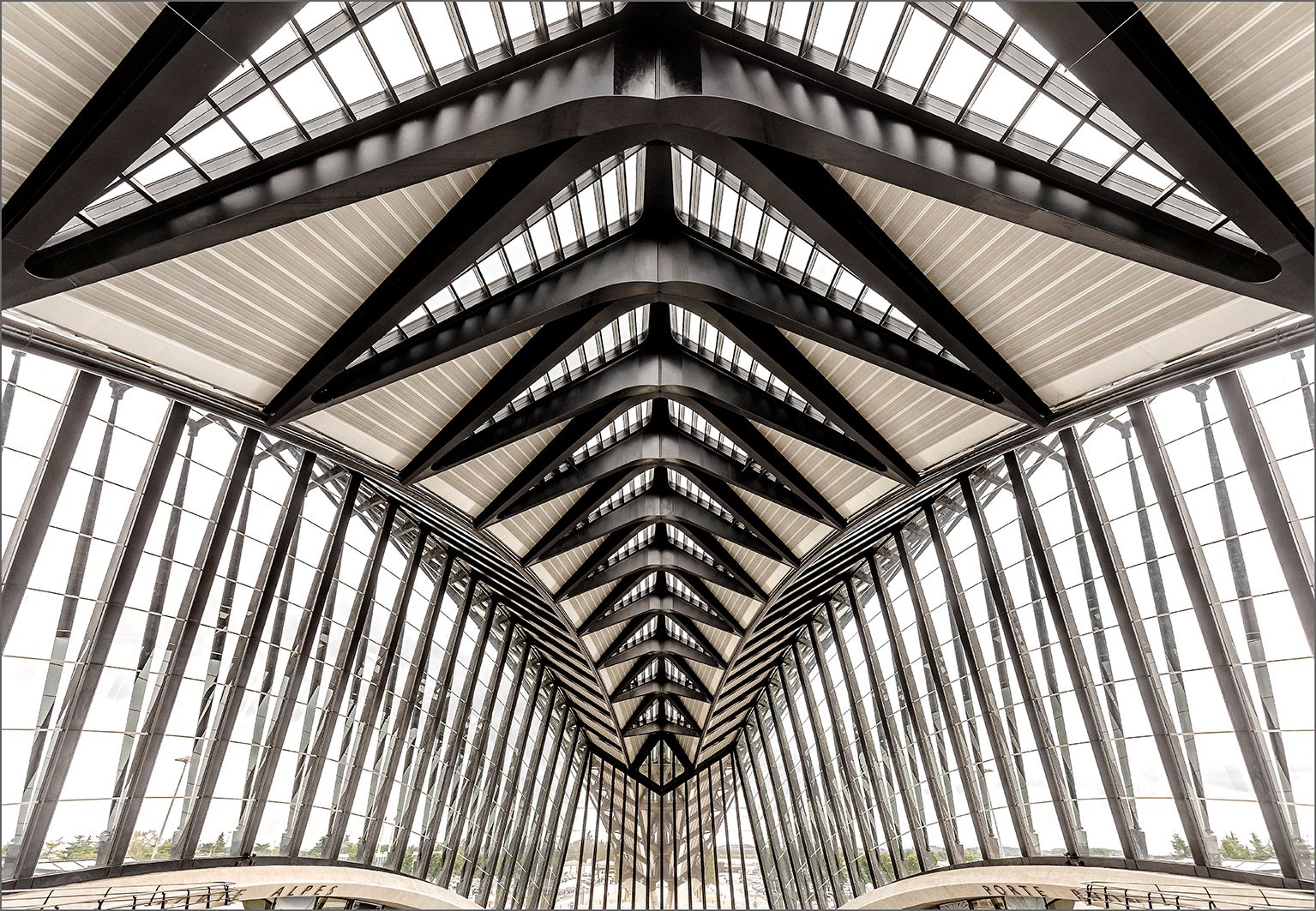 Lyon - Saint Exupery Train Station, France