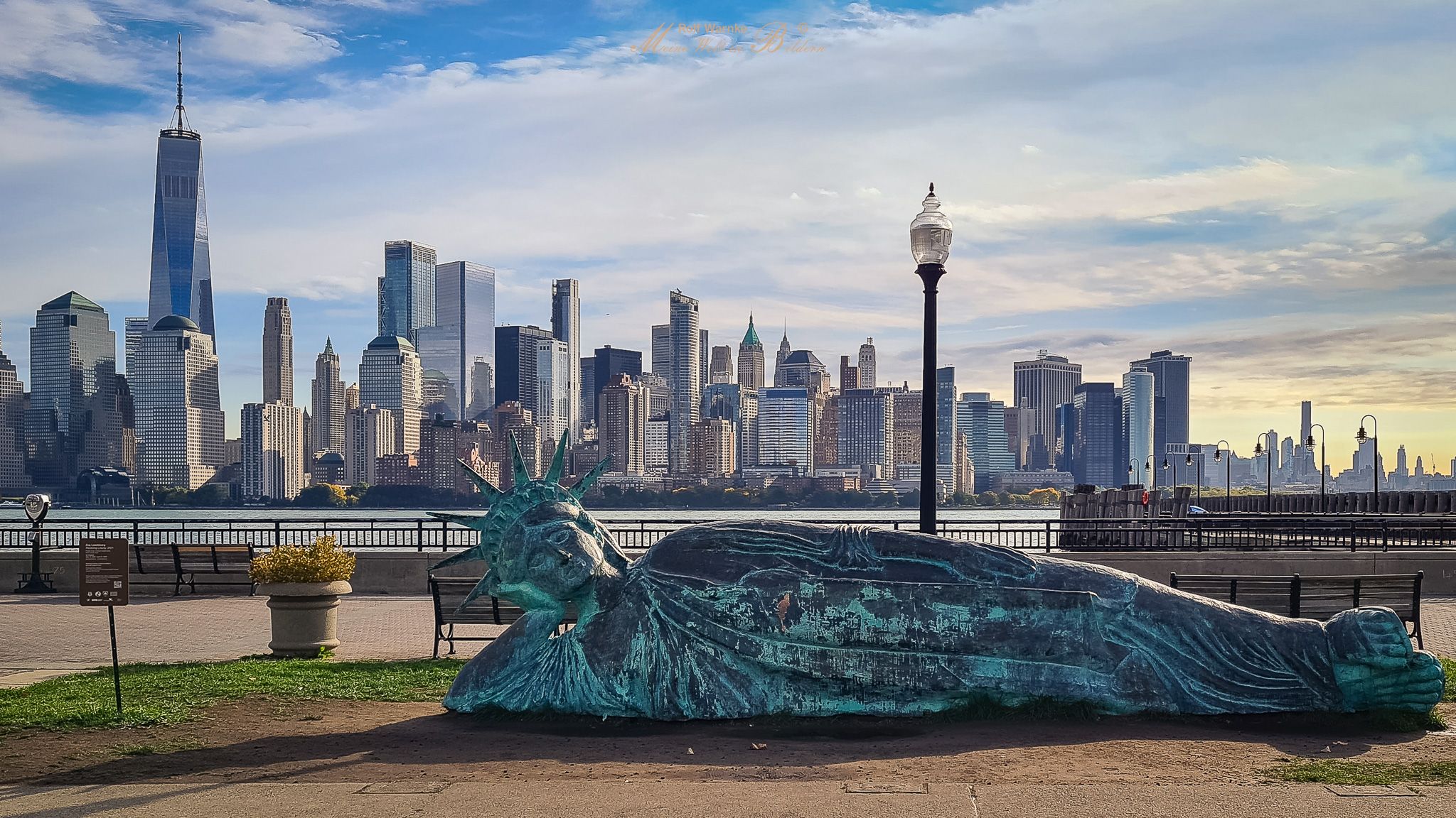 Manhattan Cityscape from Liberty State Park, USA