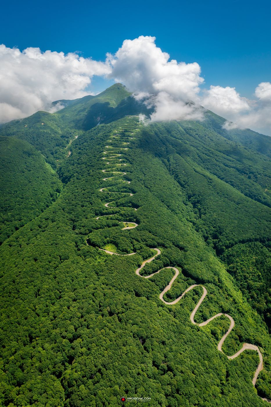 Mount Iwaki, Japan