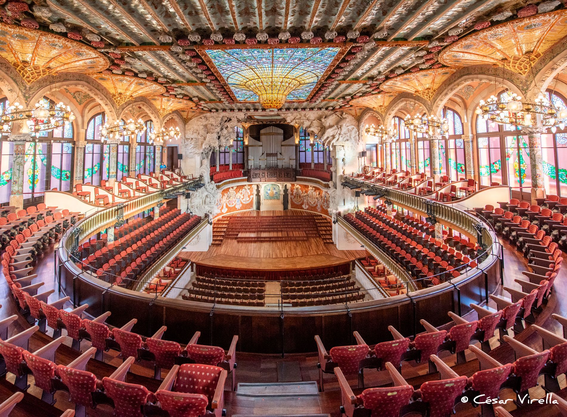 Palau de la Musica Catalana, Barcelona, Spain