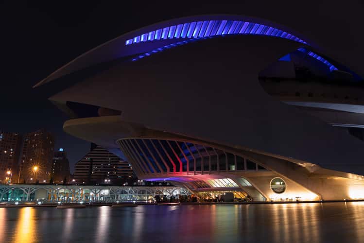 Palau de les Arts Reina Sofia, east view, Valencia