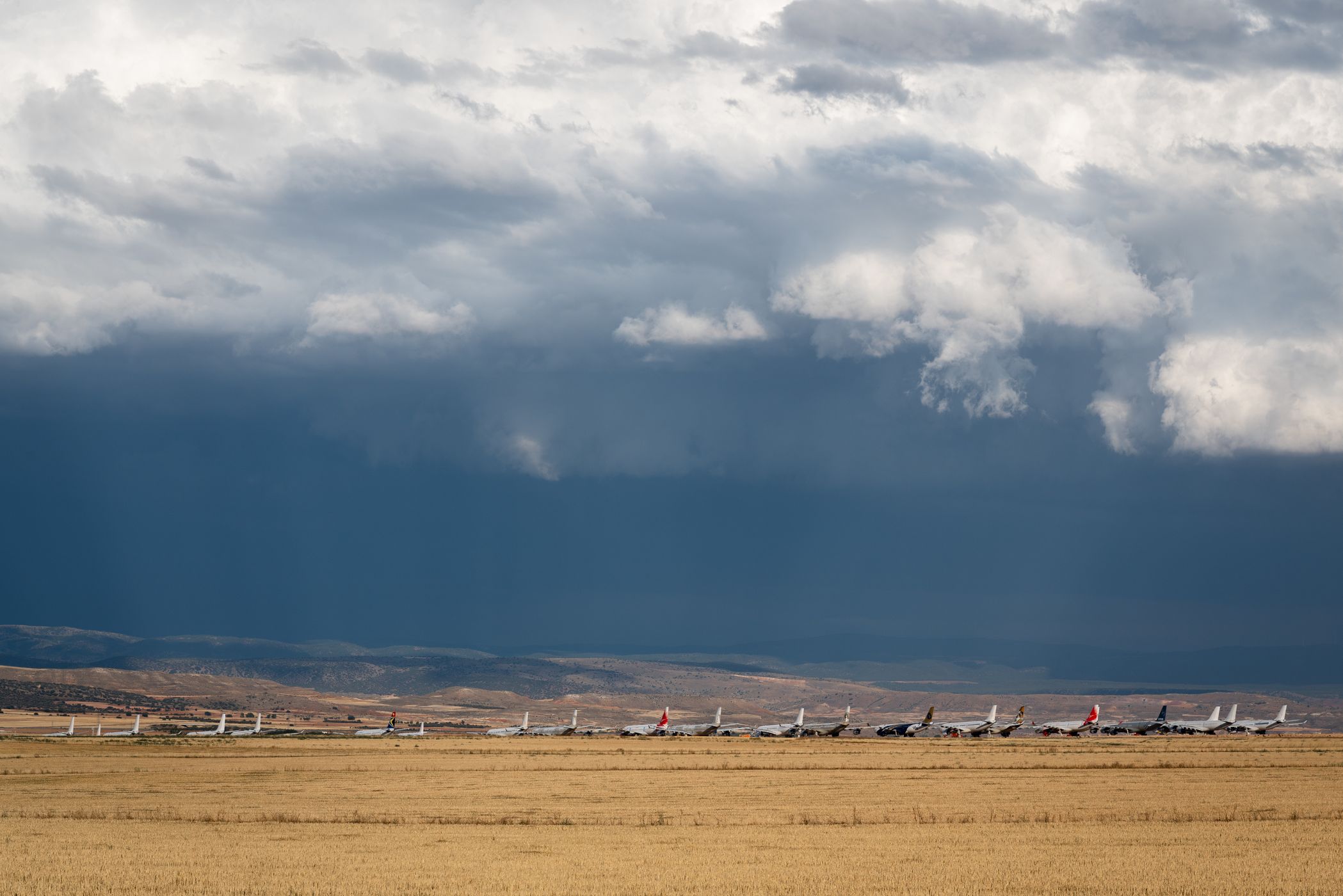 Parked Planes 01, Spain