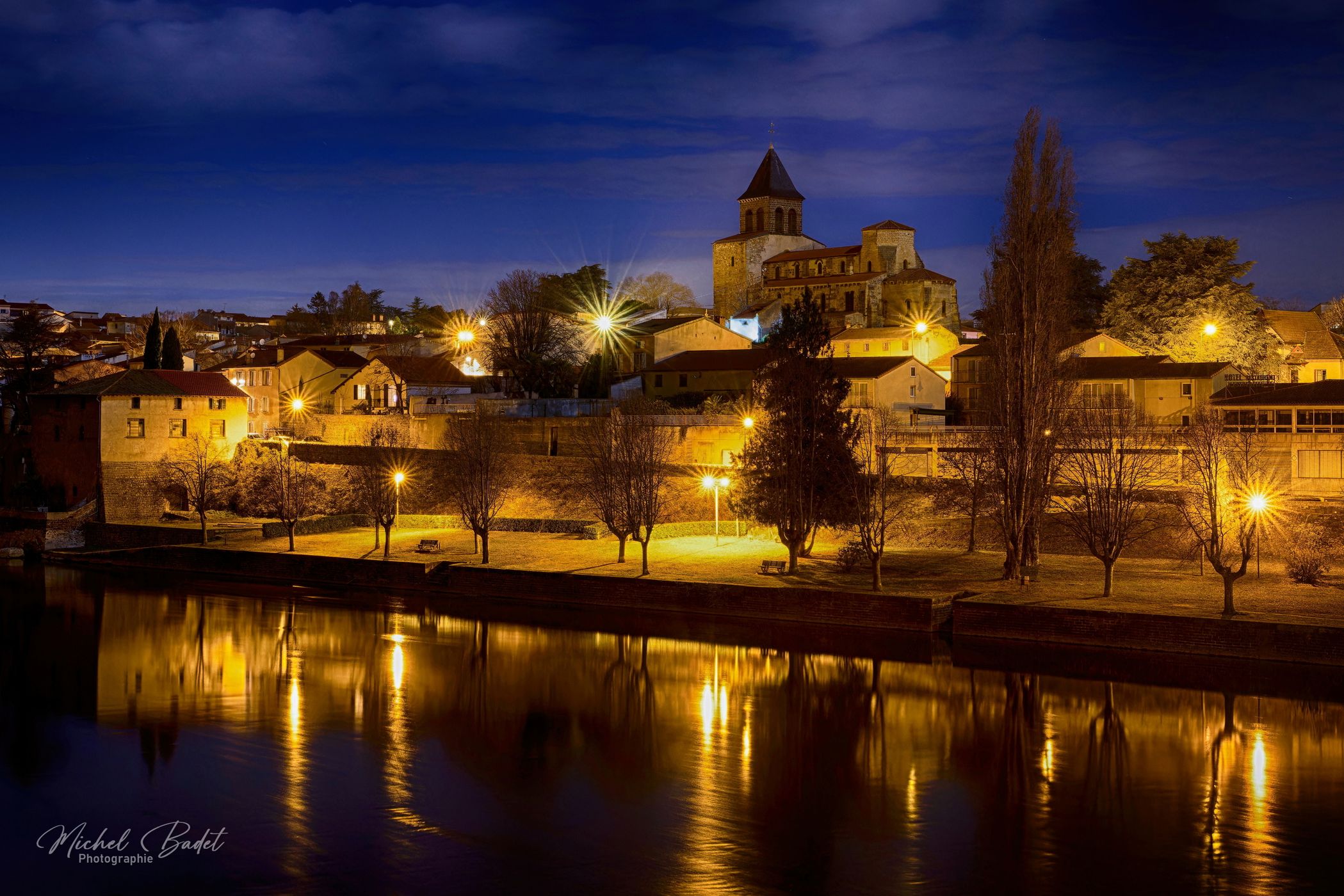 Pont du Château and L'Allier, France