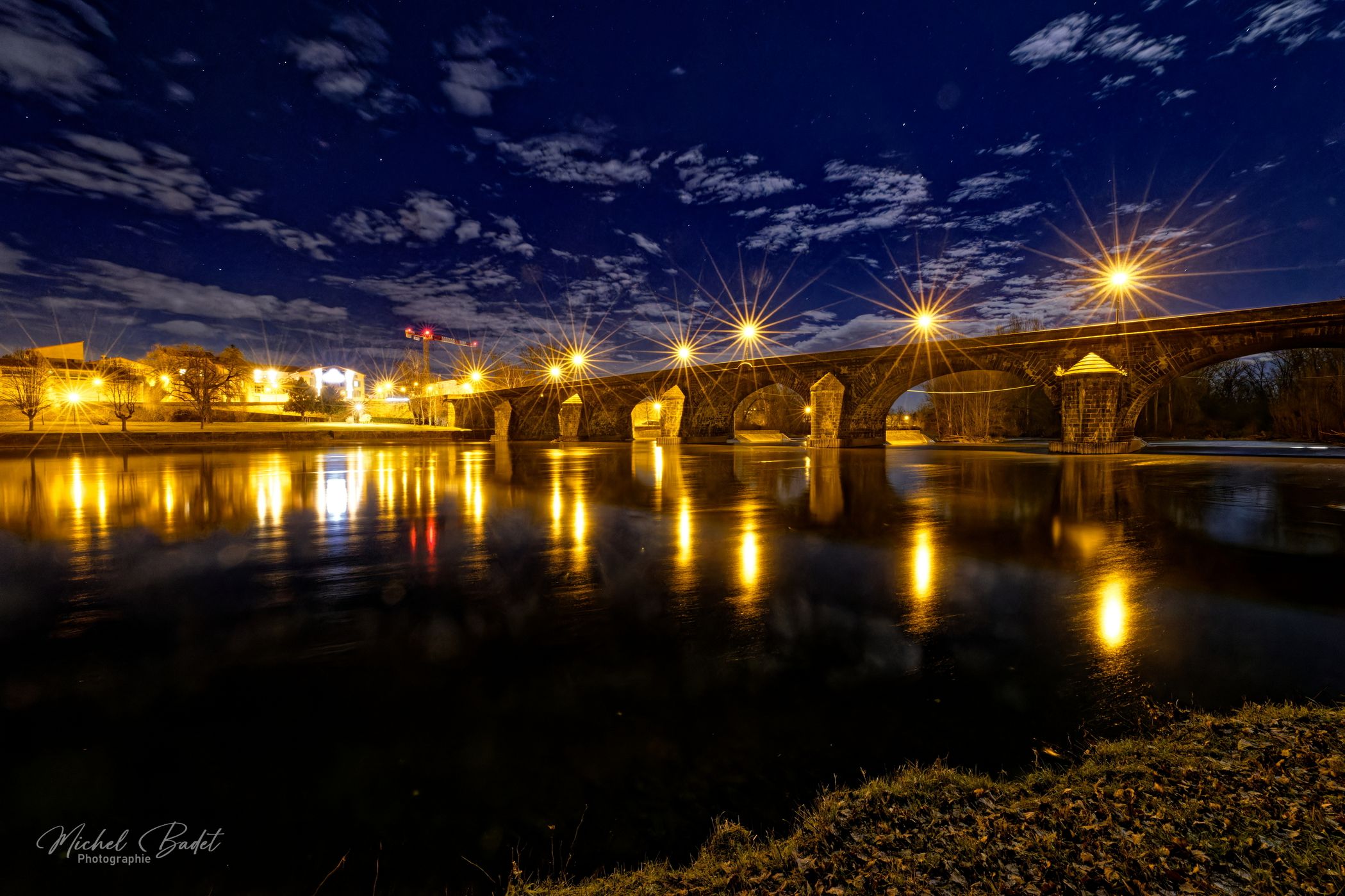 Pont du Château and L'Allier, France