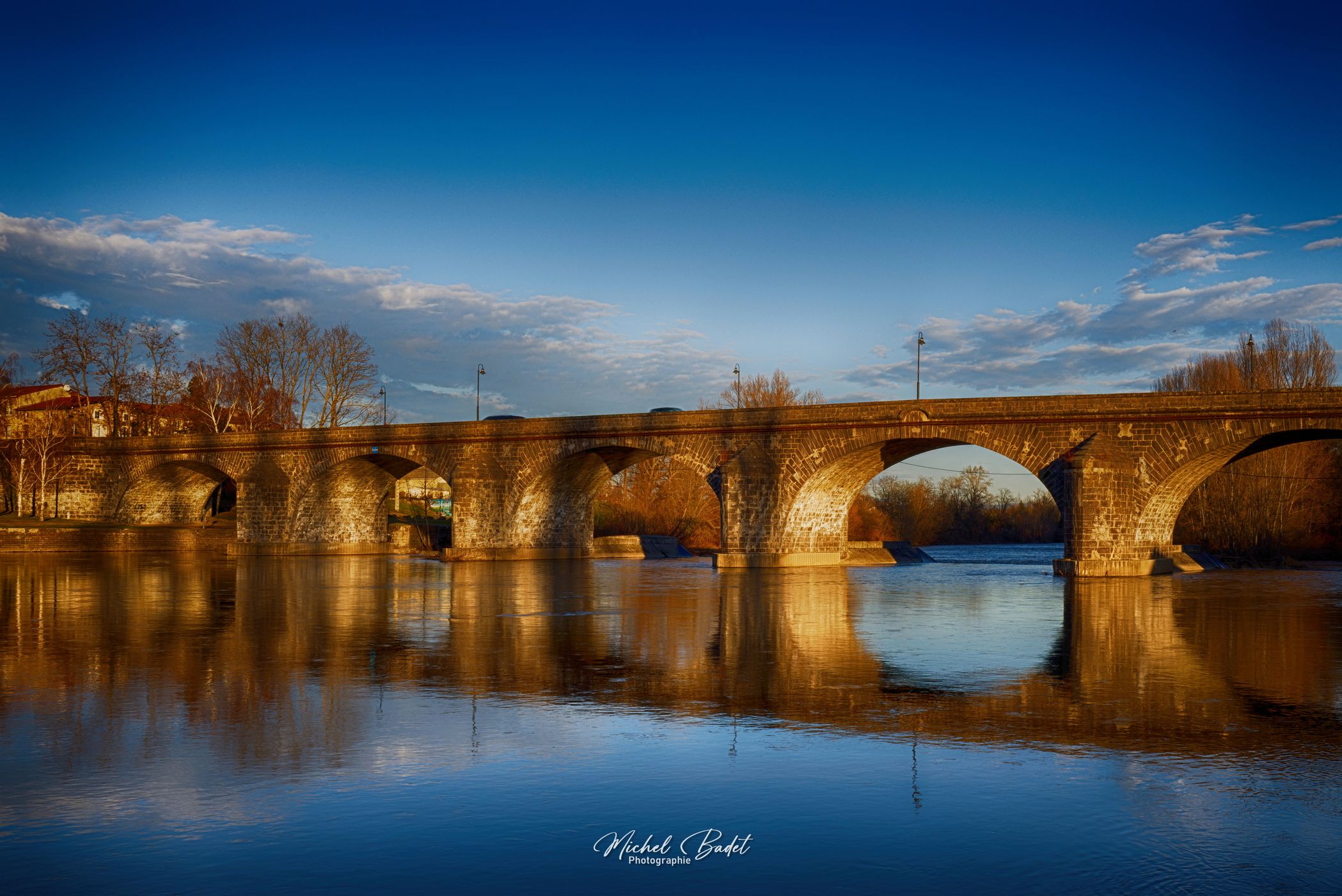 Pont du Château and L'Allier, France
