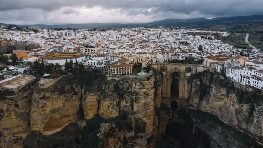 Puente Nuevo from above, Ronda