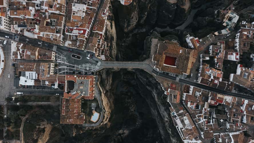 Puente Nuevo from above, Ronda