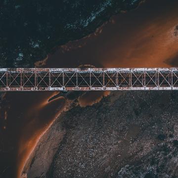 Puente Salómon from above, Spain