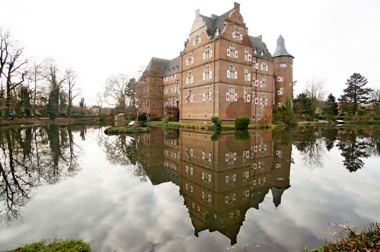 Schloß Bedburg from the Lake