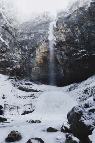 Schoßrinn Waterfall, Aschau im Chiemgau